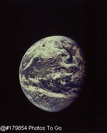 View of Earth from Apollo 11